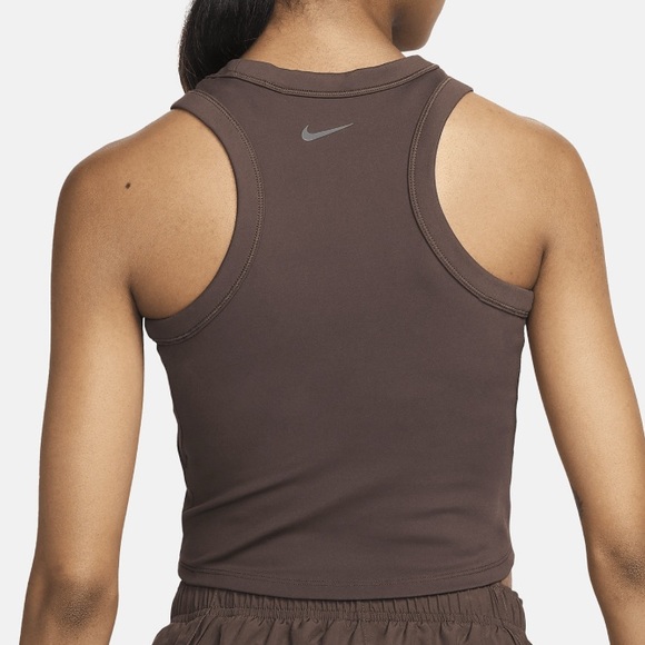 Nike Brown Sleeveless Crop Top - Picture 3 of 5